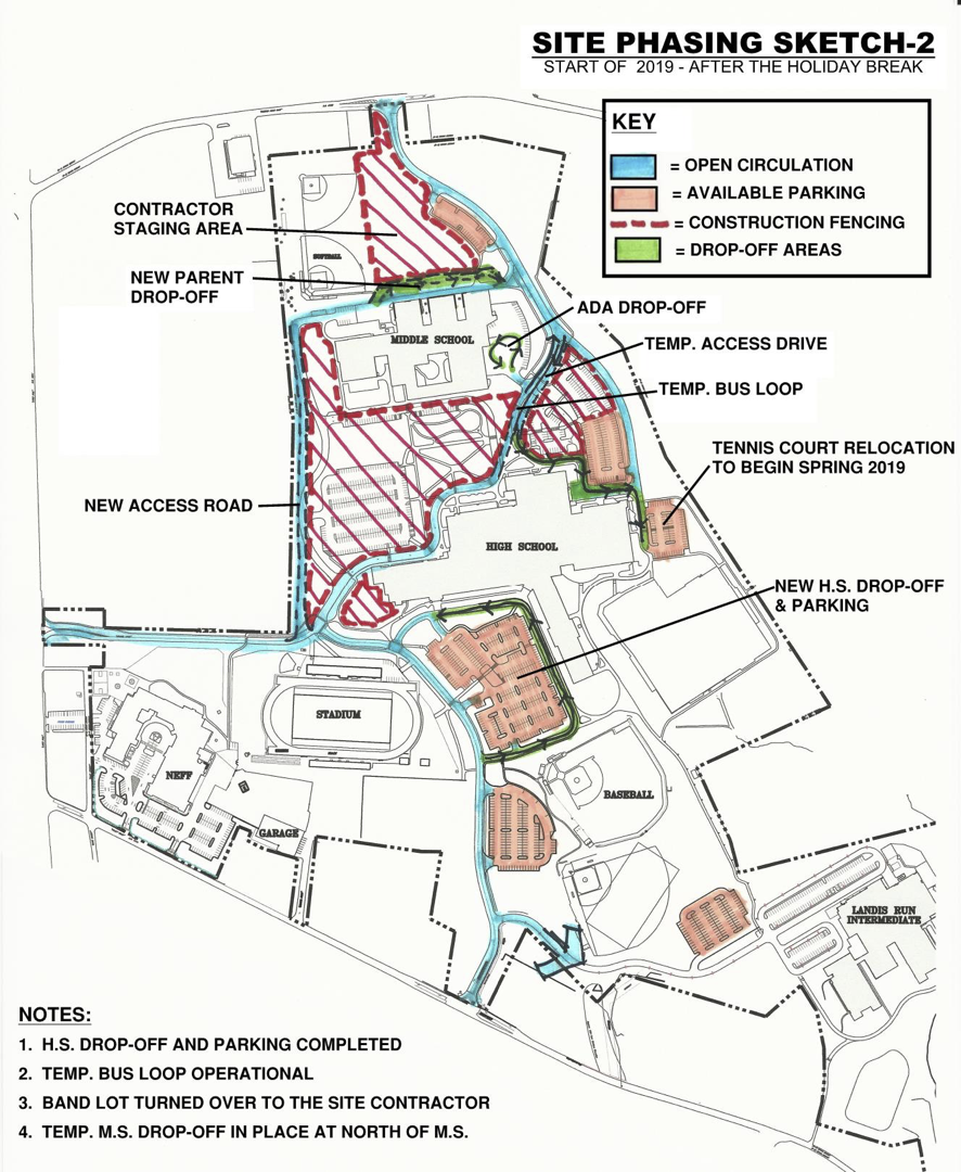 March 2018 Construction Update: Site Phasing Sketch #2