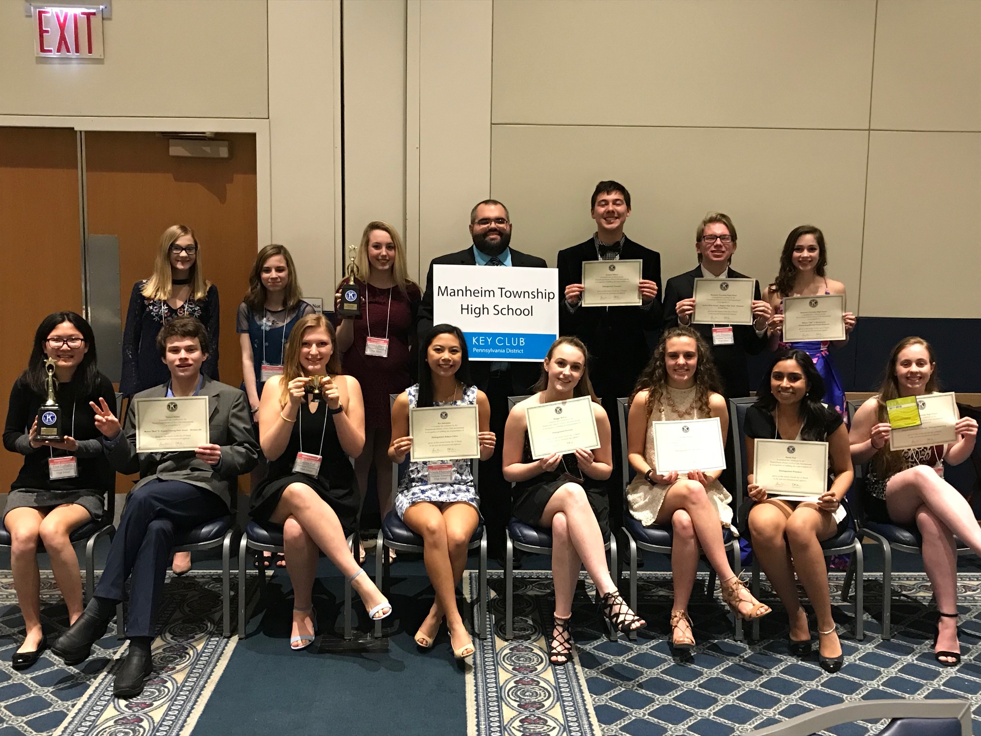 MT High School Key Club at their PA Convention