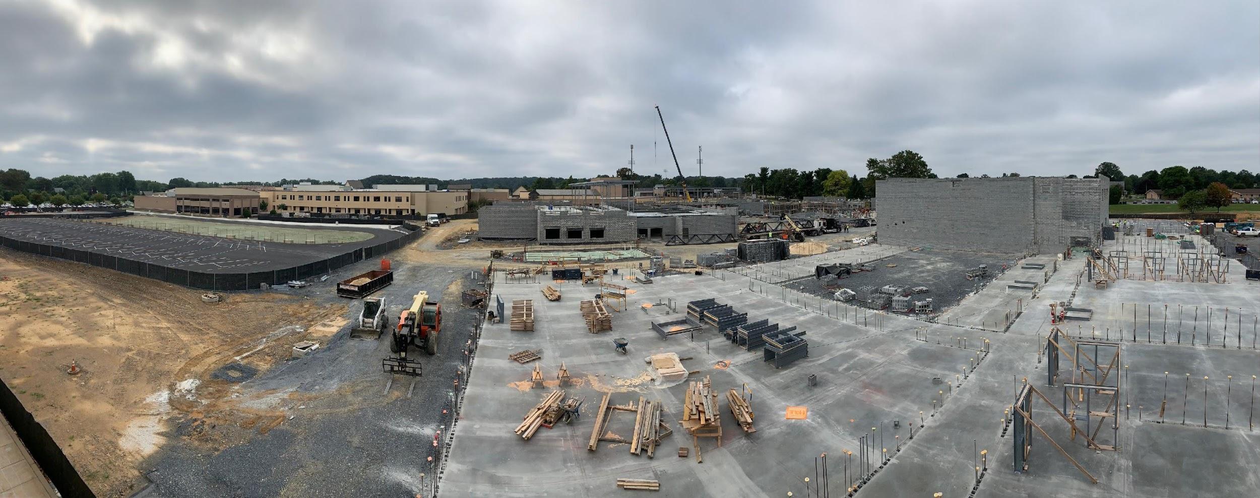 Wide View of Construction Site as of September 11, 2019