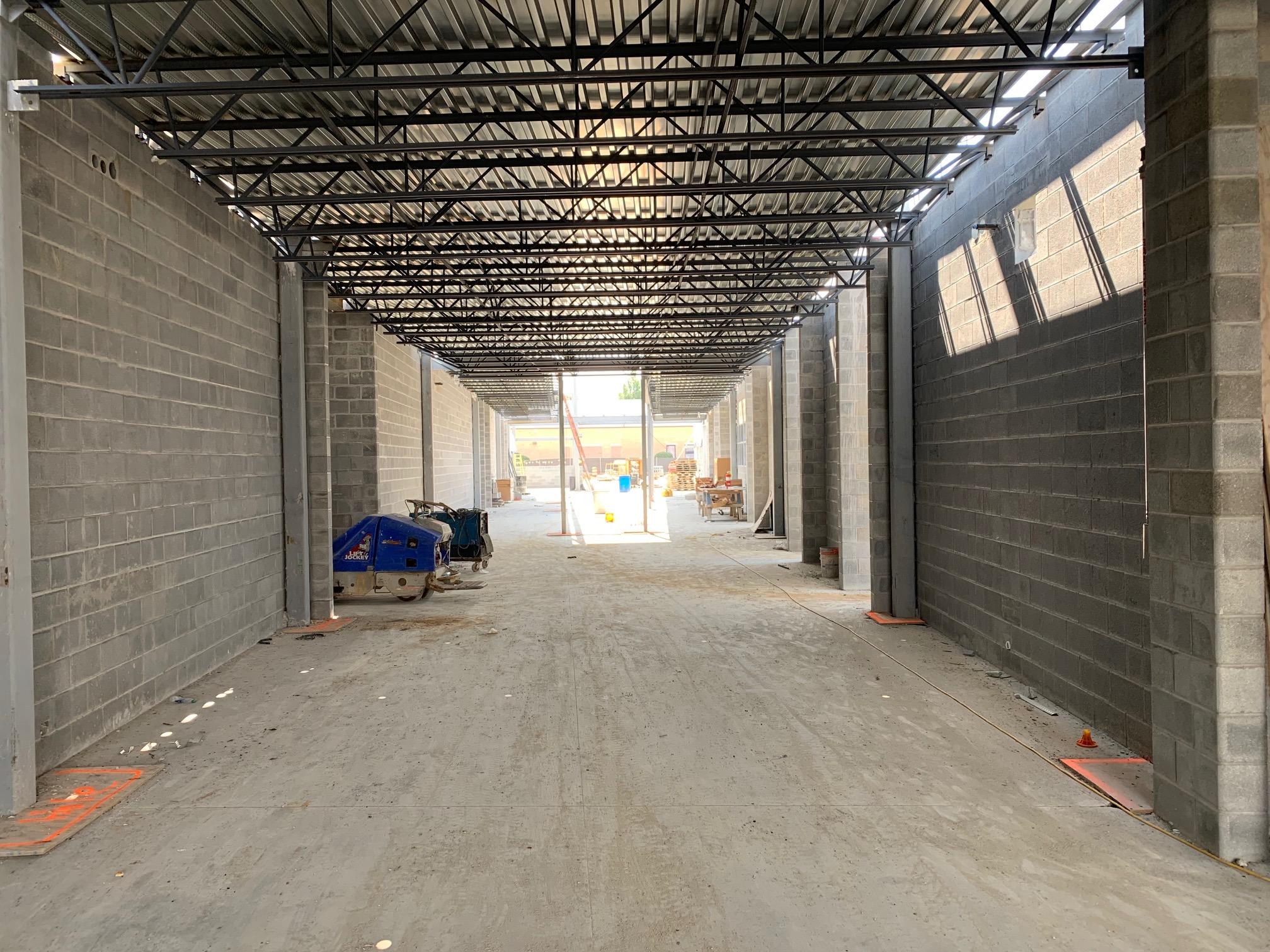 Area F Classroom as of September 9, 2019