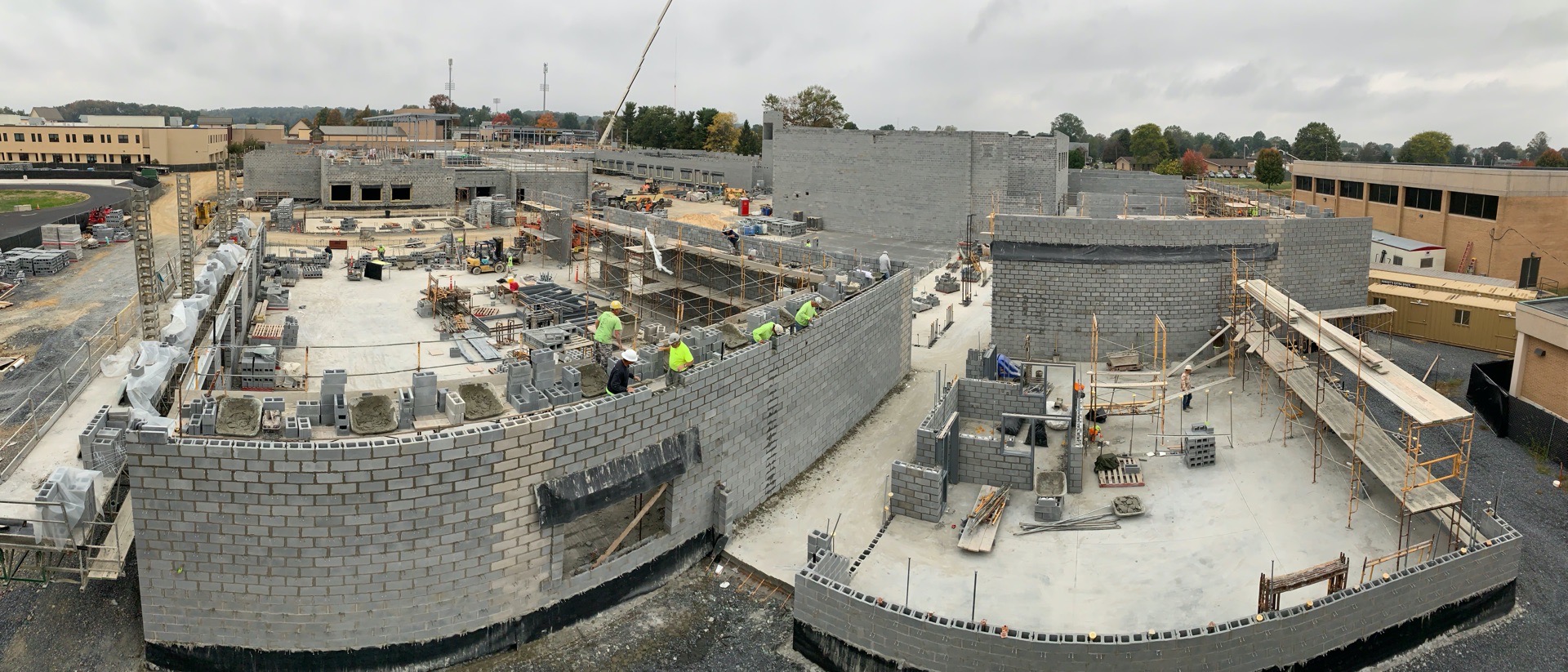 Middle School Construction Site - October 16, 2019