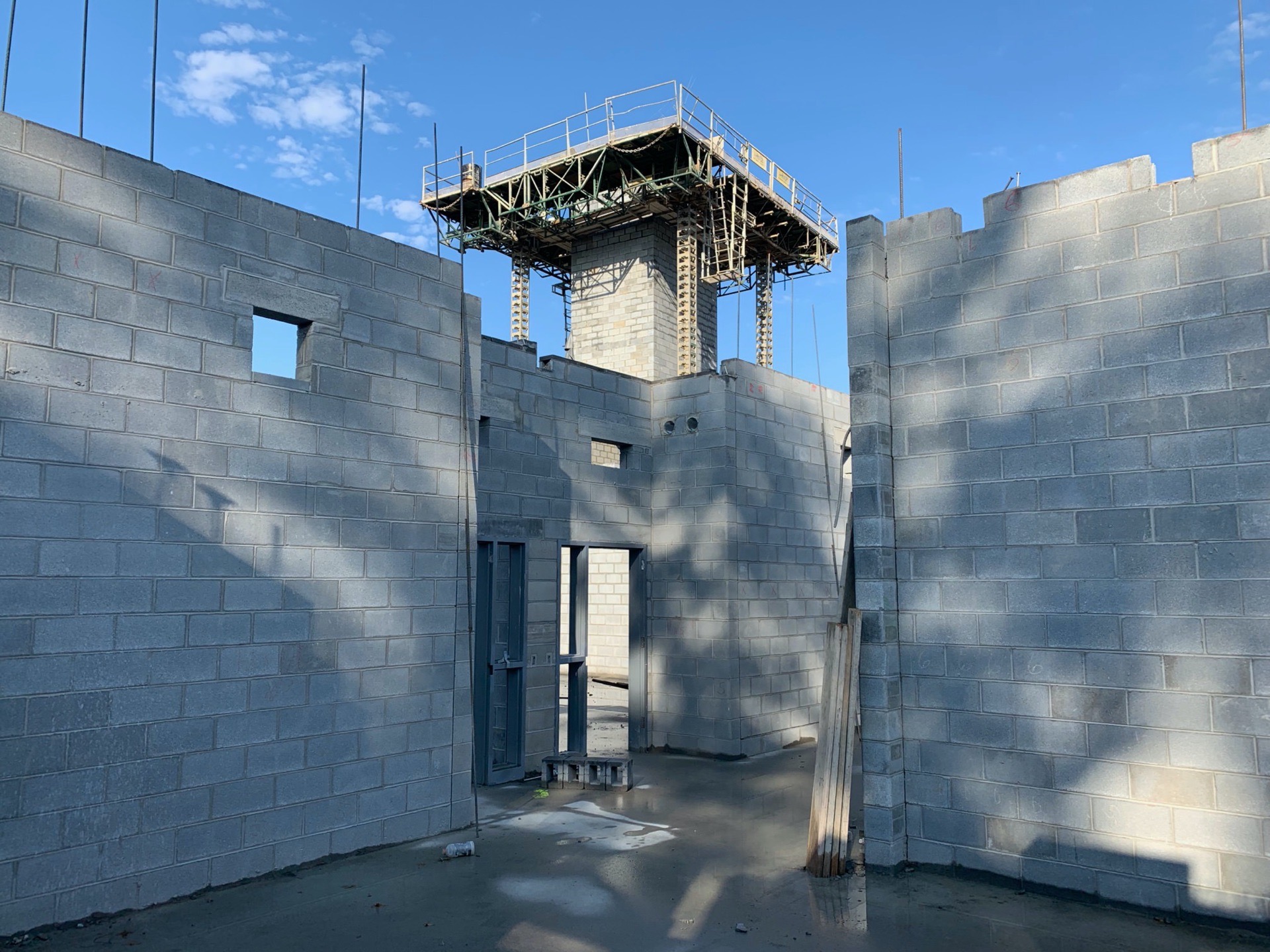 Area ‘D’ looking at Elevator