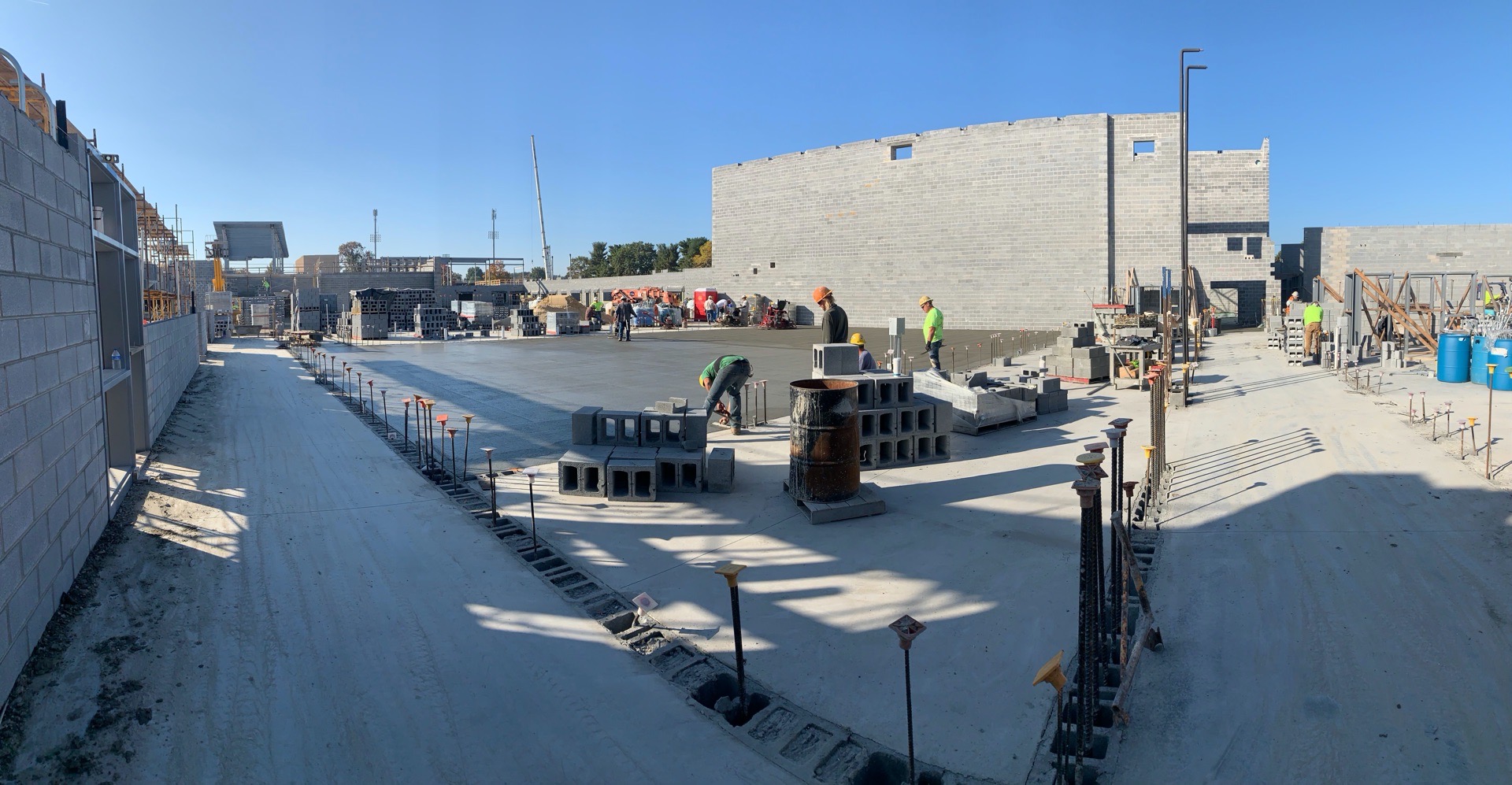 Concrete Pour at Black Box Theater