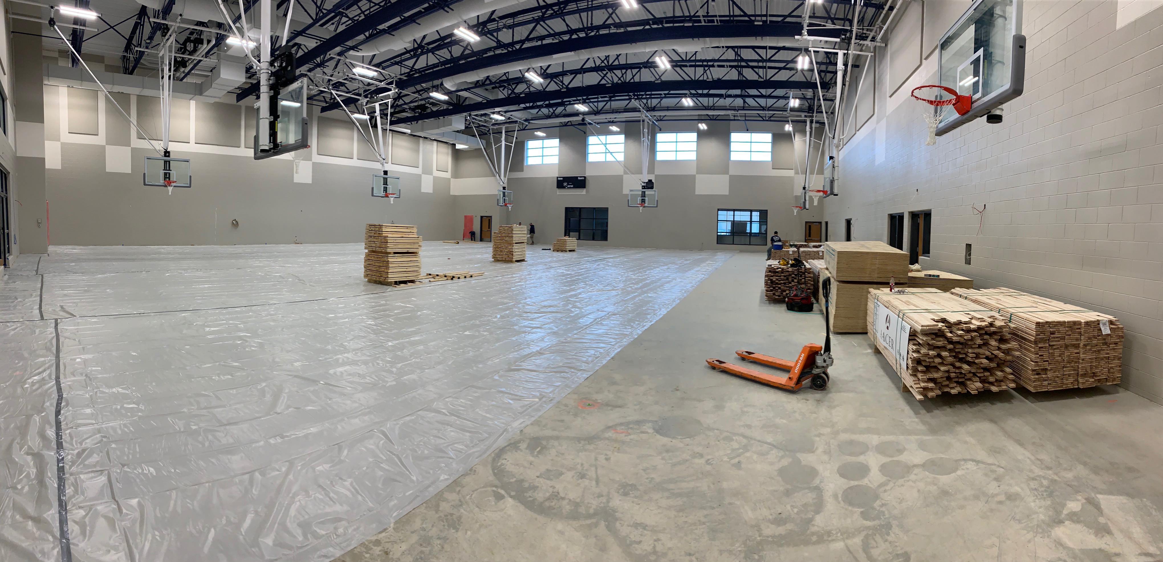Gym Floor Installation