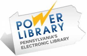 Power Library Logo with subheading Pennsylvania's Electronic Library