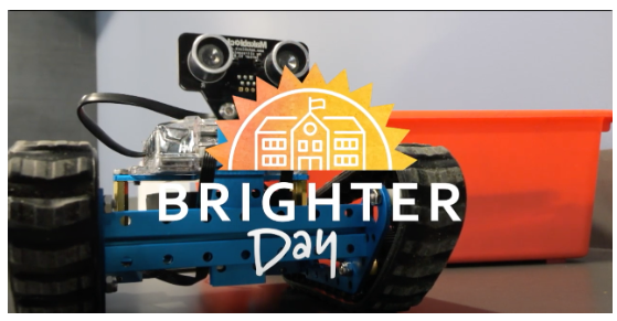 Robot with the name "Brighter Day"